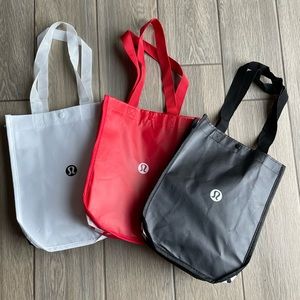 Lululemon 3 reusable bags